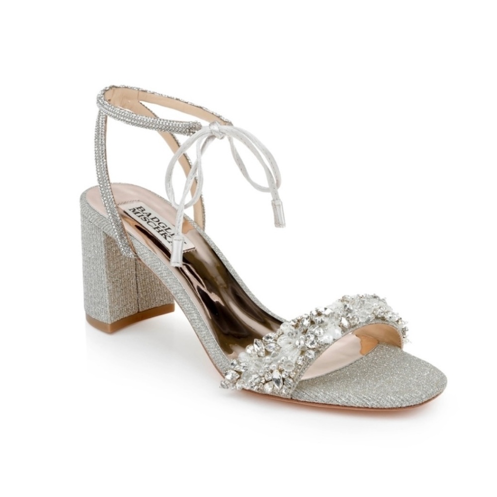 BADGLEY MISCHKA Kay Block Heels | Bridal Shoes